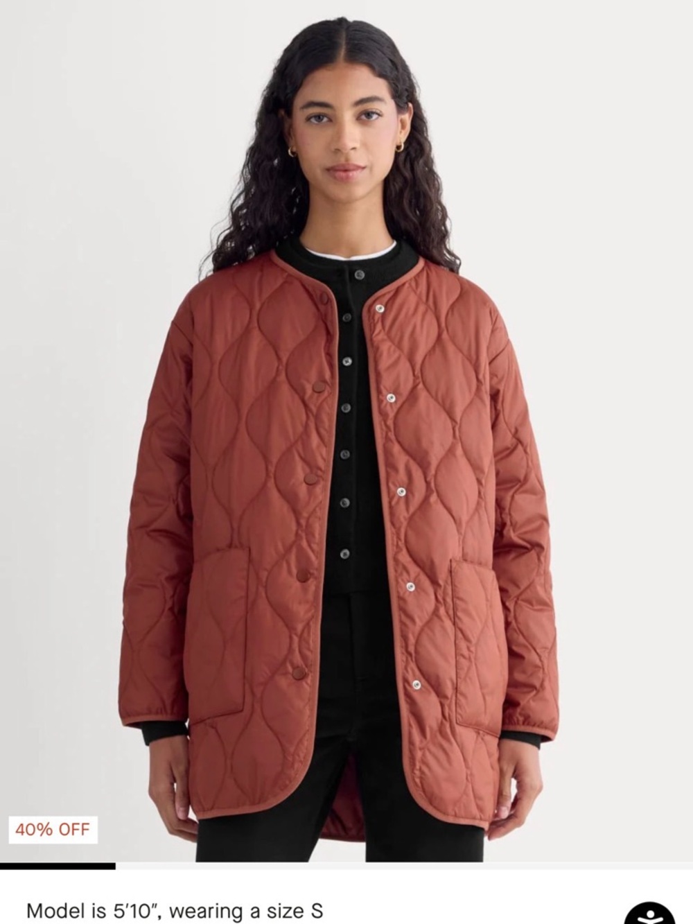 EVERLANE Quilted Liner